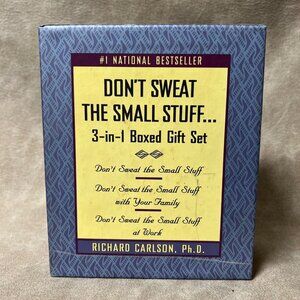 Don't Sweat the Small Stuff by Richard Carlson, Ph.D. 3in 1 Boxed Gift Set